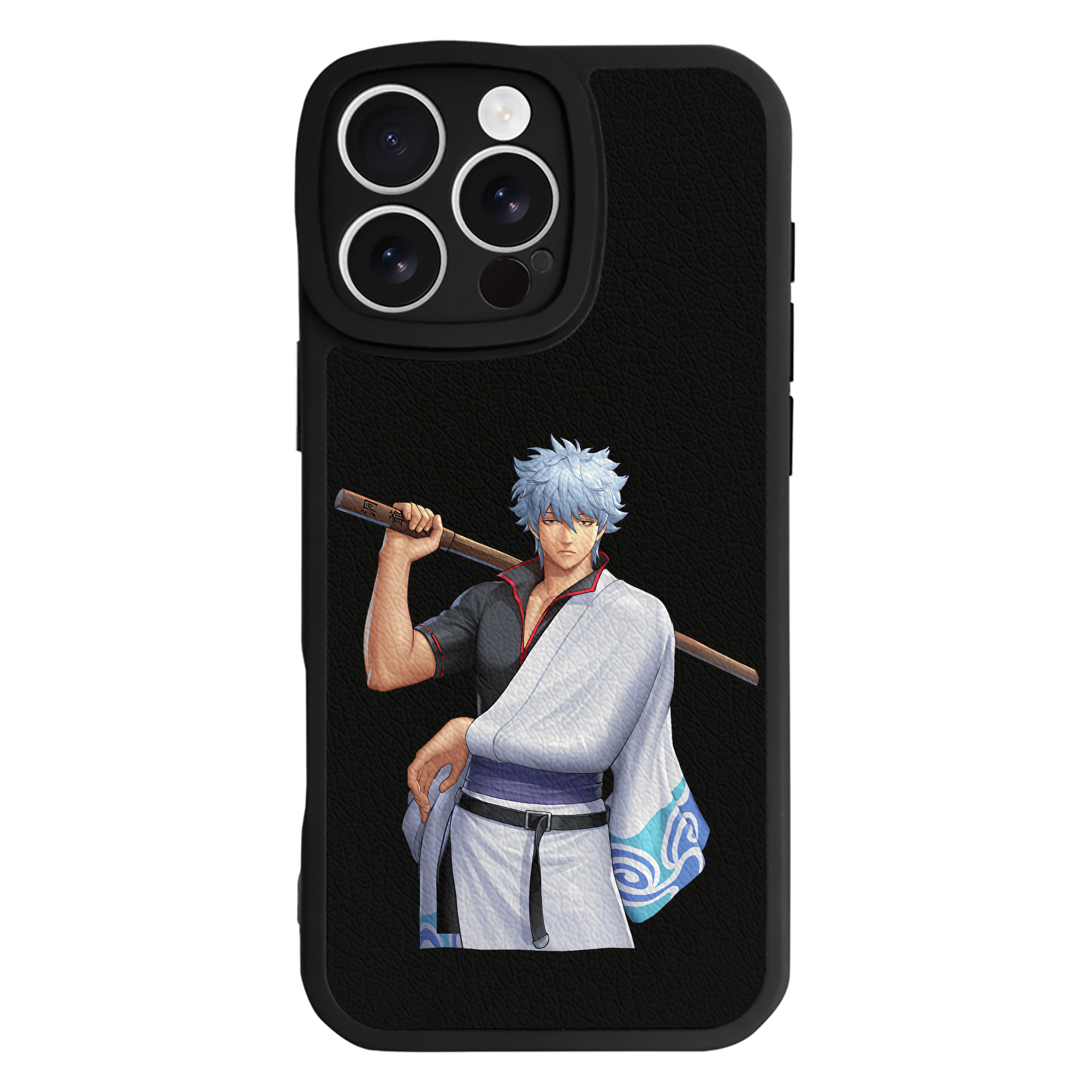 （画像用） ぎんたま 坂田銀時（さかたぎんとき） 神楽 志村新八（しむら しんぱち） GINTAMA Sakata Gintoki Kagura Shimura Shinpachi 【iPhone 16シリーズ対応】シリコンスマホケース（レザー調） 材質：シリコン